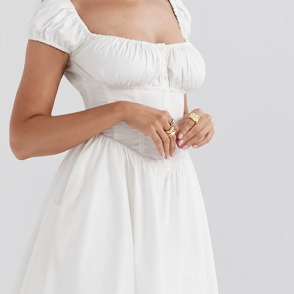 house of cb nala dress size xs white - Picture 2 of 2